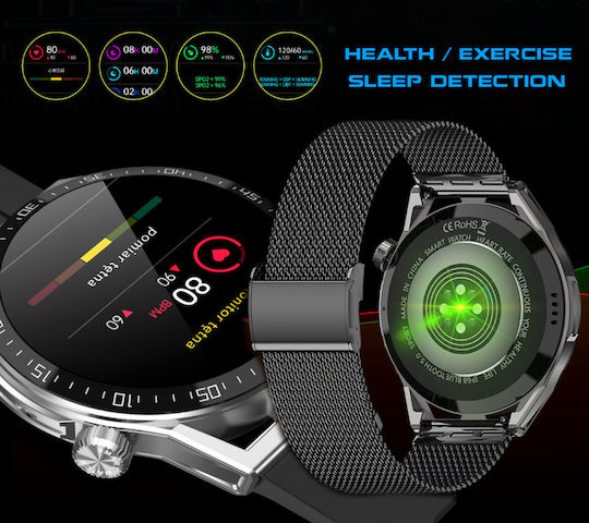 Rubicon SR033C Smartwatch (Negru)