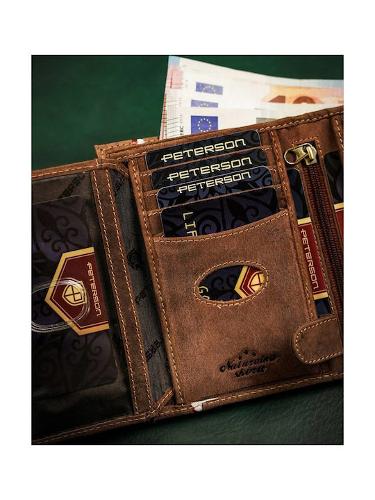 Leather Men's Wallet Cards with RFID