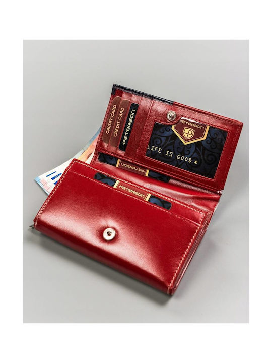 Leather Women's Wallet Beige