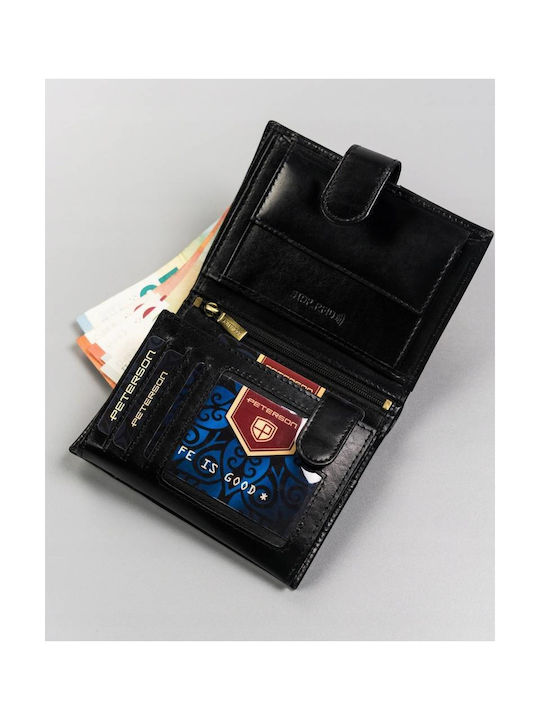 Leather Men's Wallet Cards with RFID