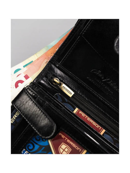 Leather Men's Wallet Cards with RFID