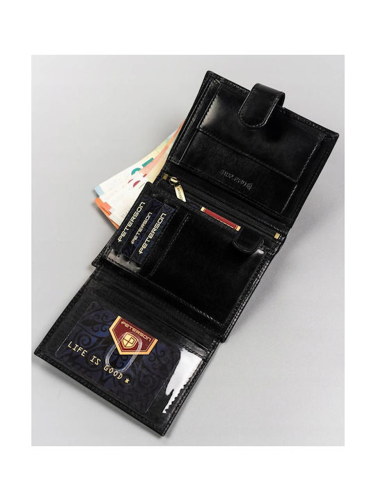 Leather Men's Wallet Cards with RFID