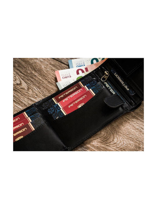 Leder Herren Geldbörse Karten mit RFID Beige