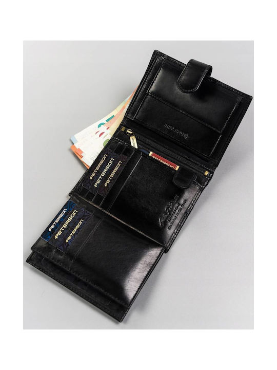 Leather Men's Wallet Cards with RFID