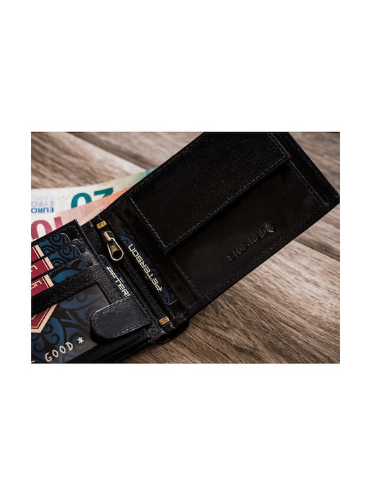 Δερμάτινο Ανδρικό Πορτοφόλι Καρτών με RFID
