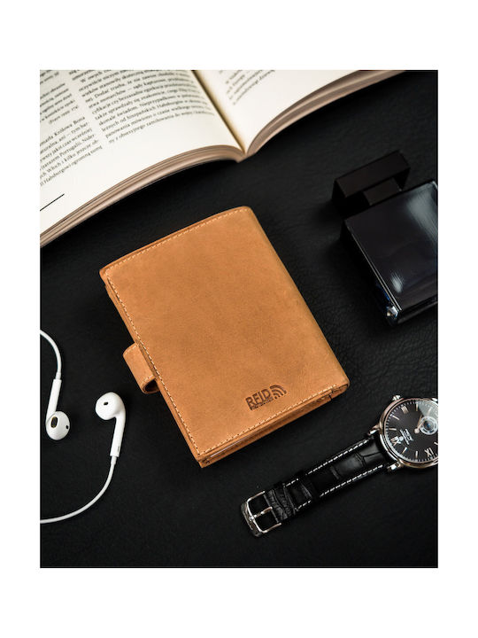 Leather Men's Wallet Cards with RFID