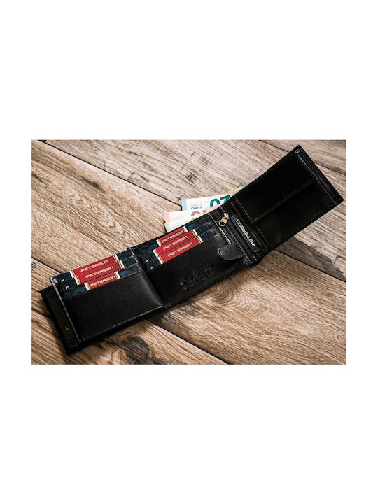 Leder Herren Geldbörse Karten mit RFID Beige