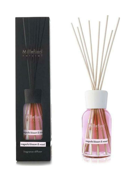 Millefiori Diffuser with Fragrance Magnolia Blossom & Wood 7MDMW 100ml