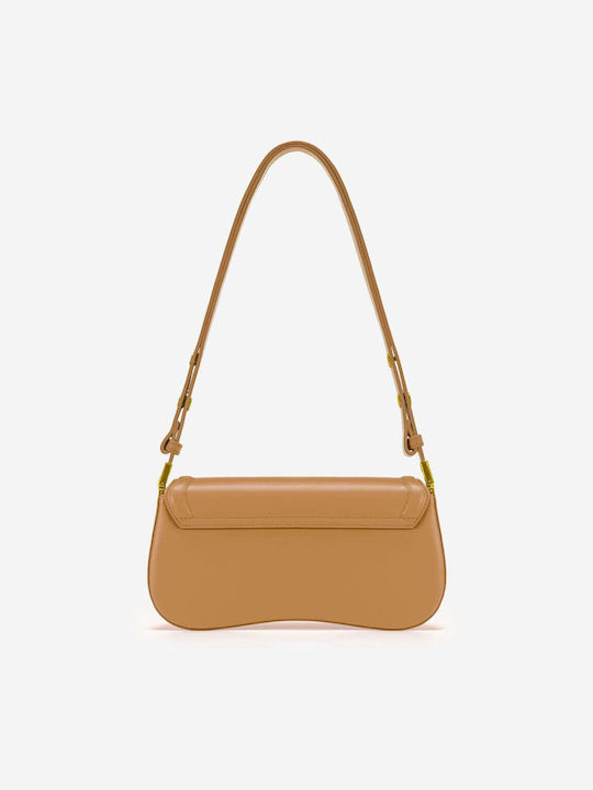 Leather Women's Shoulder Bag Brown