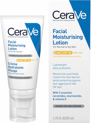 CeraVe Facial Moisturising Set Seturi de Îngrijire a Pielii pentru Hidratare cu Curățător de față și Cremă de față 72ml