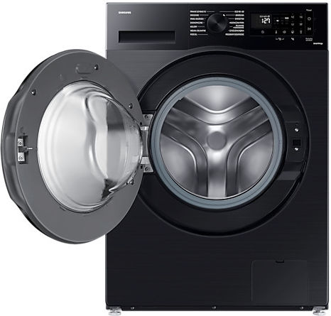 Samsung Πλυντήριο Ρούχων 9kg με Τεχνολογία Ατμού 1400 Στροφών Ecobubble Μαύρο WW90CGC04DAB