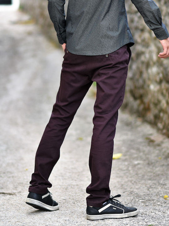 Trousers Chino Burgundy