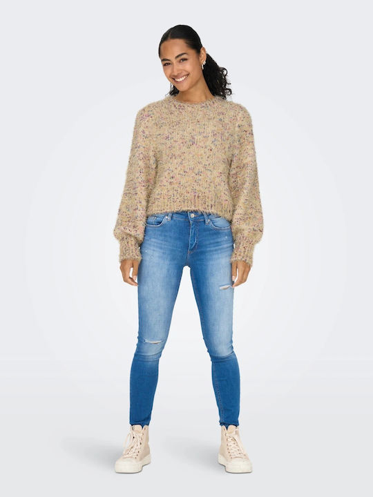 Women's Long Sleeve Sweater Gold
