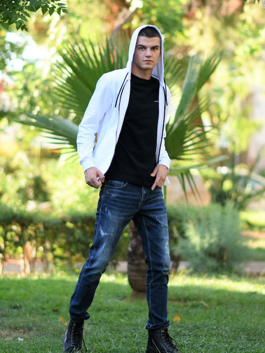 Men's Jeans Pants Elastic with Slim Fit Blue