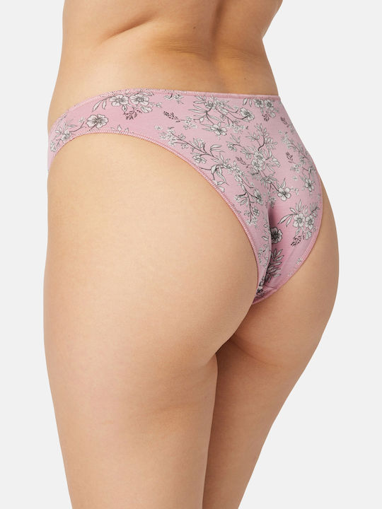 Rio Modal Fimelle Damen Slip 2Pack Rosa