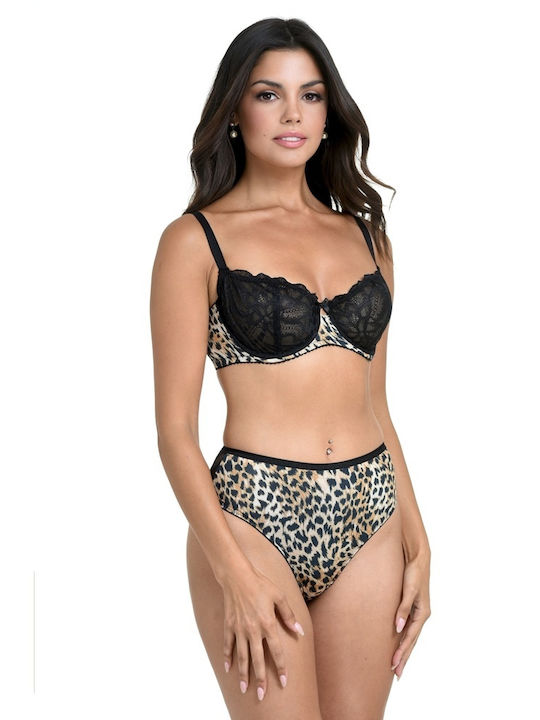 Miss Rosy Balconette Balconette Bra Underwire Black