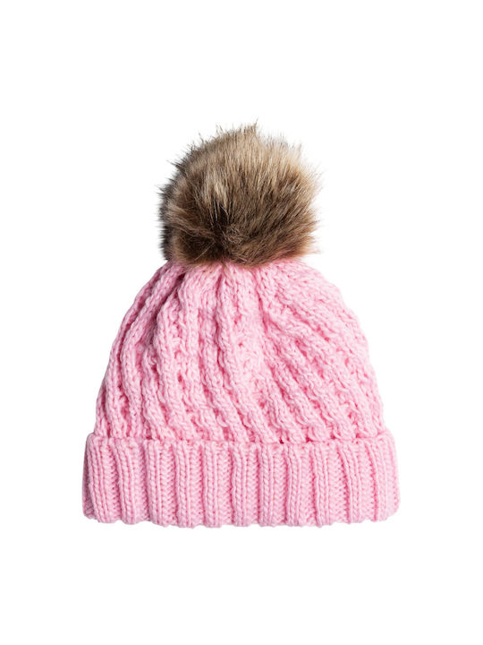 Roxy Kids Beanie Knitted Pink