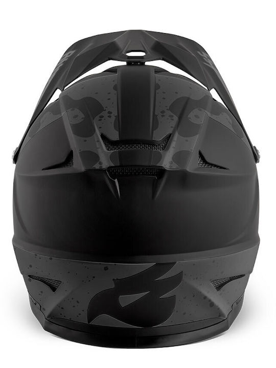 Bluegrass Intox Față întreagă Cască de Bicicletă Coborâre Black Camo Matt