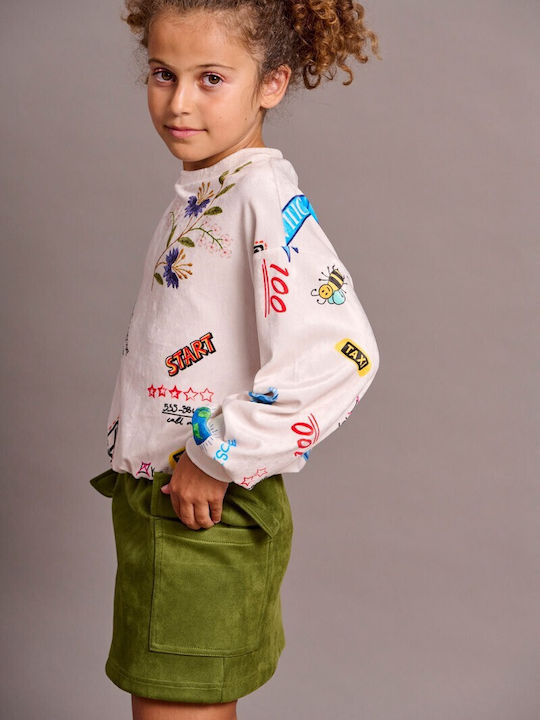 Kids Blouse Long Sleeve Multicolour