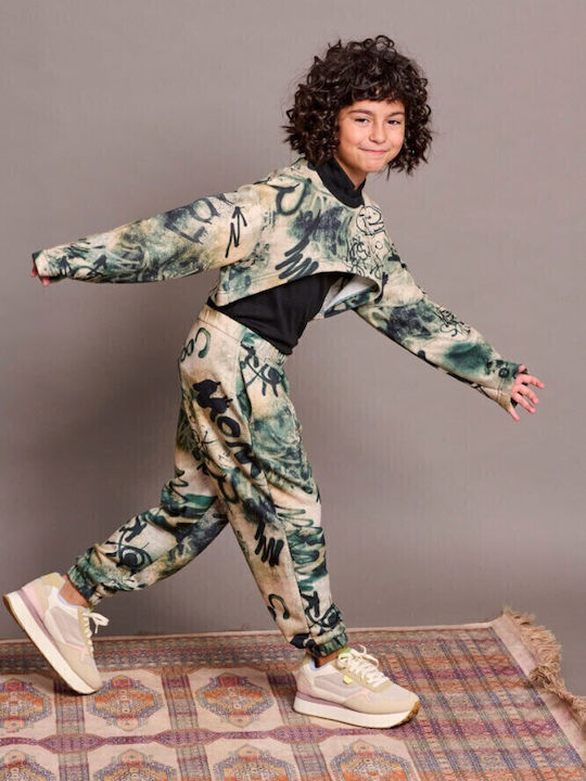 Kinderhemd Langarm Khaki