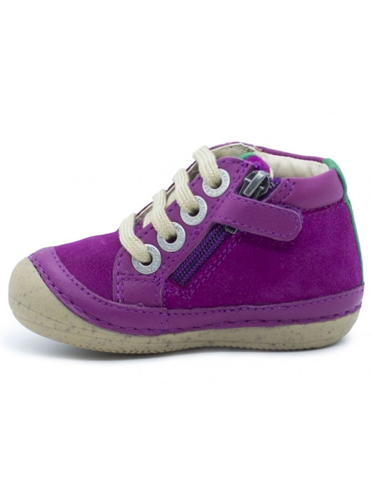 Kickers Sonistreet cu Fermoar Violet