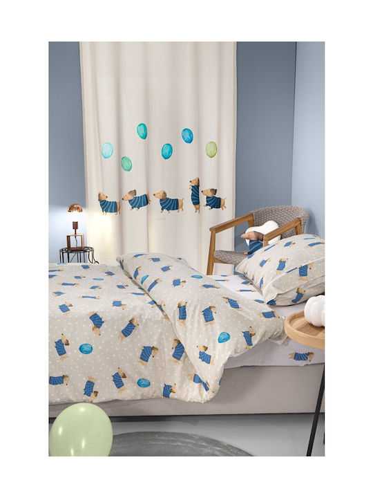 Saint Clair Elektrische Gitarren Mit Gummizug Blau 165x250cm