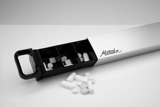 Matador Седмичен Органайзер за Хапчета в Бял цвят MATWPC001G
