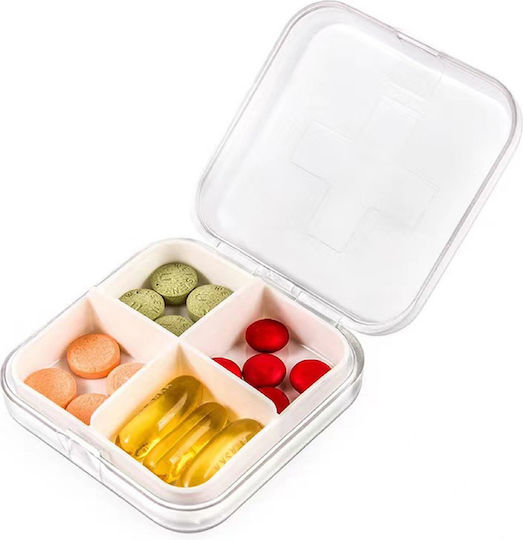 Tpster Daily Pill Case in White color 34197