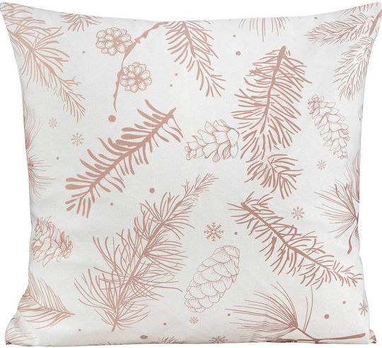 Madi Christmas Decorative Pillow Merry Christmas Square White 45x45cm