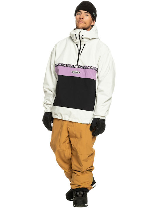 Quiksilver Steeze Men's Ski & Snowboard Jacket White EQYTJ03421-SZT0