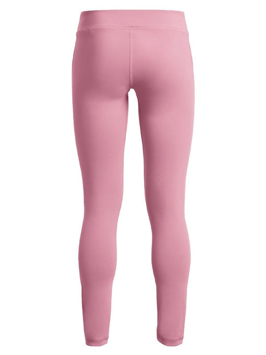 Under Armour Kinder Leggings Lang Rosa