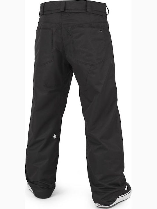 Volcom 5-pocket G1352416-BLK Pantaloni de schi și snowboard pentru bărbați Ski & Snowboard Negru