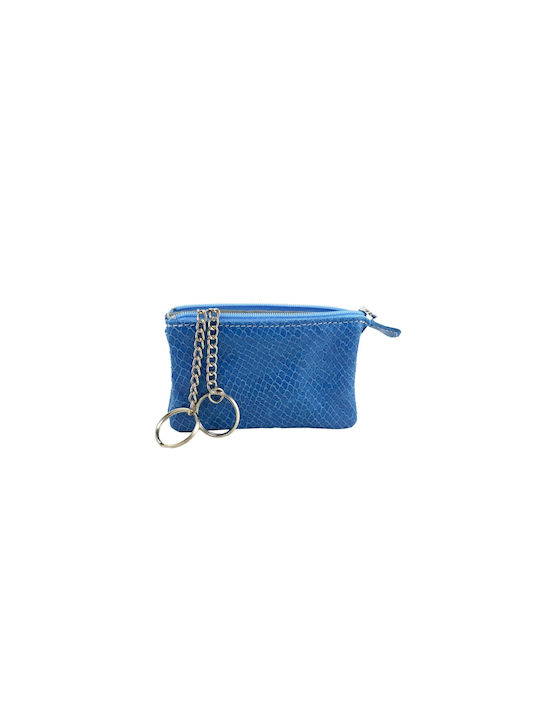 Mybag Key Holder Leather Blue