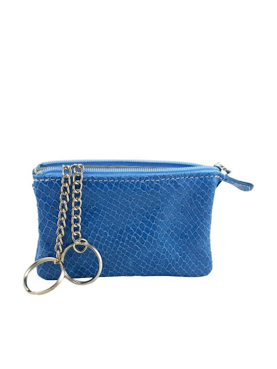 Mybag Titularul cheii Din Piele Albastru Deschis