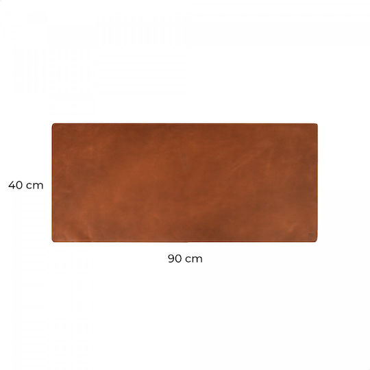 Rosso Σουμέν Δερμάτινο Καφέ 40x90cm