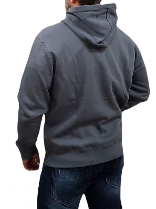 Element Men's Sweatshirt Jacket with Hood Gray