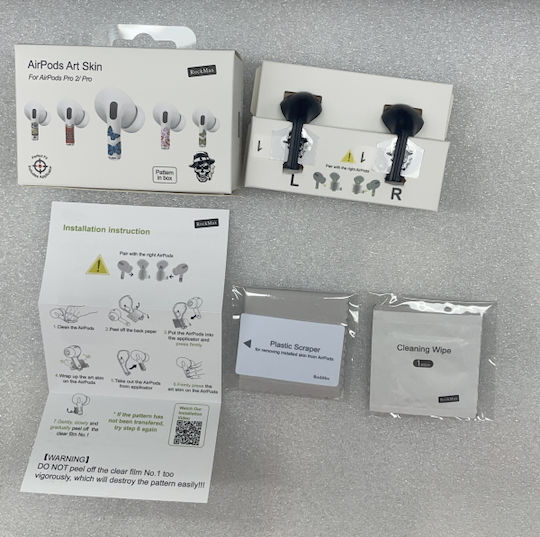 Rockmax Art Skin 312appys Αυτοκόλλητα σε Πολύχρωμο χρώμα για Apple AirPods Pro