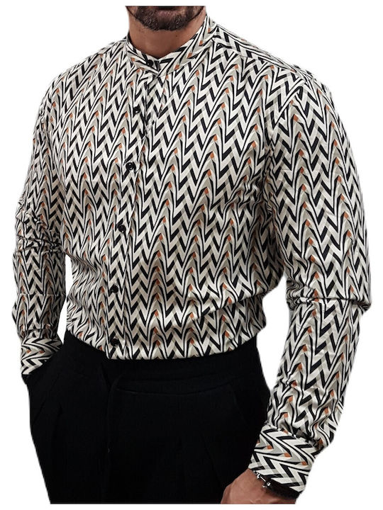 Long Sleeve Shirt in Slim Fit Black