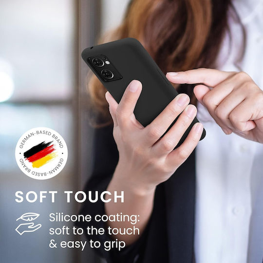 KWmobile Soft Flexible Rubber Cover Back Cover Σιλικόνης Μαύρο (Oppo Find X5 Lite)
