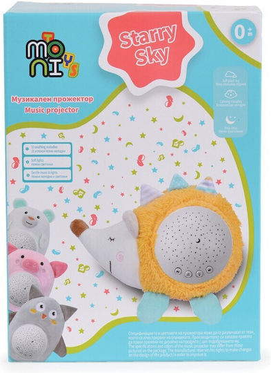 Moni Παιχνίδι Ύπνου Projector Starry Sky από Ύφασμα με Φως για Νεογέννητα