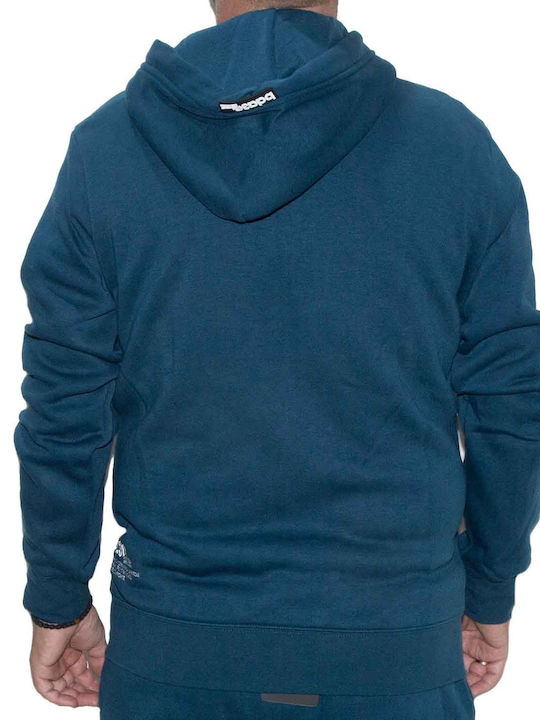 Sweatshirt Für Herren Mit Kapuze Blau