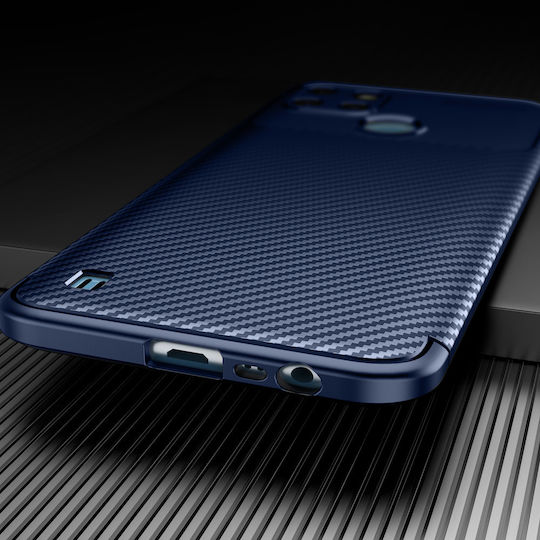 Realme Back Cover Silicon Albastru (Realme C21Y/C25Y)