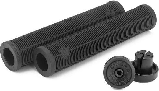 Cinema CIBLK2007 Χειρολαβές Ποδηλάτου σε Μαύρο Χρώμα 155mm από πλαστικό