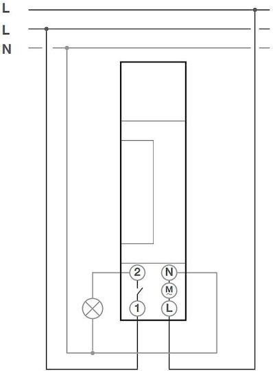 Hager Analog Daily Time Delay Relay with Standby 200 Hours