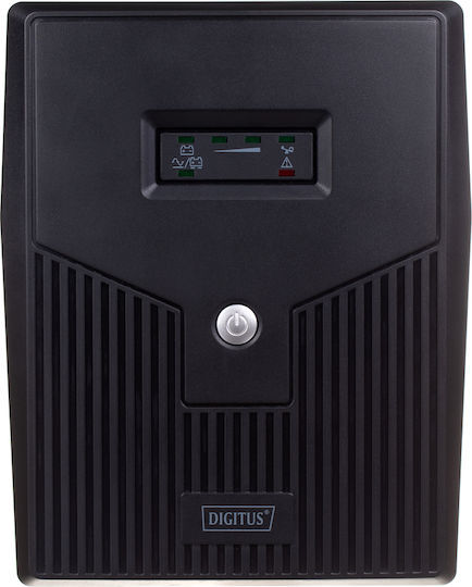 Digitus DN-170066 UPS Linie-interaktiv 1500VA 900W mit 4 Schuko-Steckdosen