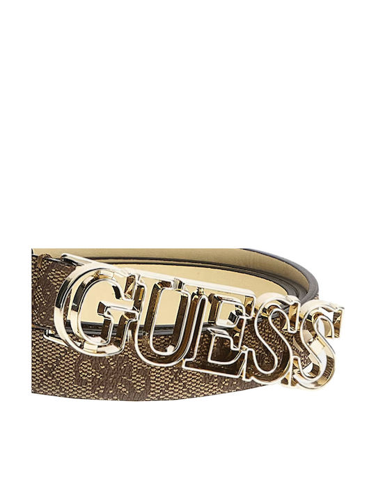 Guess Δερμάτινη Γυναικεία Ζώνη Μπεζ Guess Δερμάτινη Γυναικεία Ζώνη Μπεζ