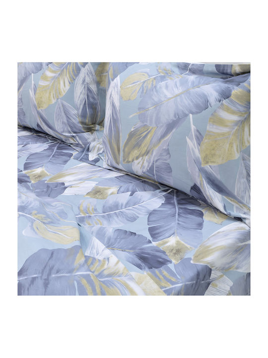 Lino Home Duvet Cover Set Cotton Queen with 2 Pillowcases 220x240 Beige