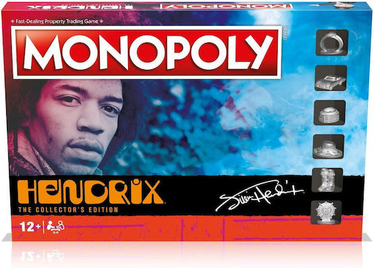 Board Game Monopoly Jimi Hendrix for 2-6 Players 12+ Years Old (EN) Winning Moves