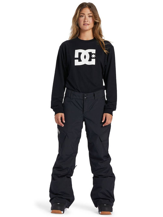 DC ADJTP03023-KVJ0 Pantaloni de schi și snowboard pentru femei Ski & Snowboard Negru