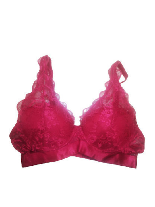 Bra with Light Padding Underwire Red